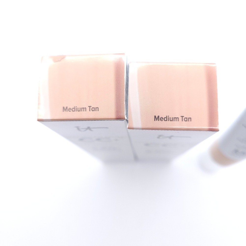 2 x It Cosmetics Your Skin But Better CC Foundation SPF 50 Medium Tan Exp 02/22 - Picture 3 of 7